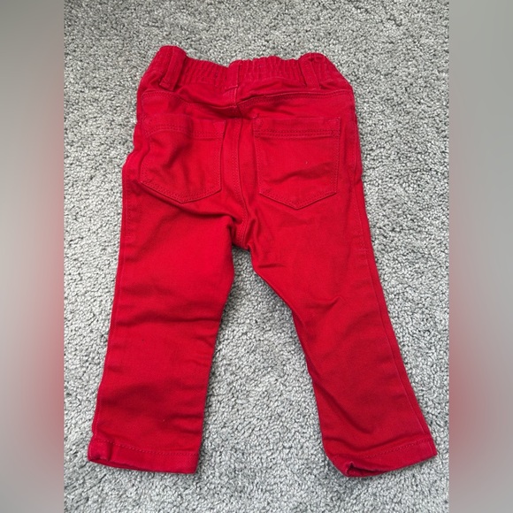 Red Old Navy Baby Skinny Jeans 12-18 months - Picture 3 of 4